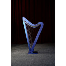 竖琴26弦扮键竖琴，怀抱竖琴背带竖琴便携式竖琴，竖琴 炫彩蓝