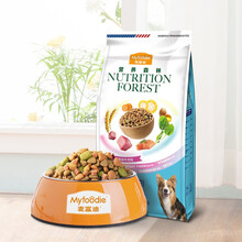 麦富迪狗粮营养均衡森林小型犬成犬粮柯基比熊牛肉味通用型 2.5kg*4包