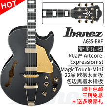 IBANEZ依班娜 爵士琴电吉他AS93FM AF95FM AG95QA AG85 AMH90印尼产 AG85-BKF 哑光黑色