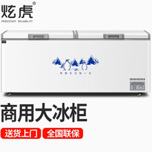 炫虎冷柜冰柜商用大容量卧式全冷冻 家用商用冰柜 冷柜雪柜铜管单温双温 单温冷冻长205*高85*宽80（含把手85）cm