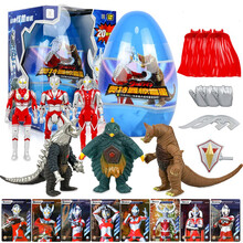 趣味童年 奥特曼玩具惊喜蛋盲盒扭蛋动物恐龙猜拆乐男孩盲蛋DIY卡片卡牌套装 奥特曼惊喜扭蛋大号盒装