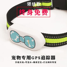 纽曼 狗狗定位器gps宠物项圈防丢追踪神器猫咪订位牛羊小型追跟器 领结款+精准定位+灯光/响铃寻宠(适合中大犬)终身 无