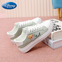 ℘Disney /迪士尼 夏季新款10女童帆布鞋子女孩11运动板鞋中小学生9中大童儿童8-15岁 A38/绿色/帆布单鞋/标准码 30 约内长19.5cm