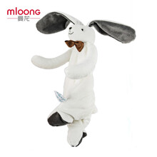 曼龙婴儿安抚巾宝宝安抚玩偶0-1岁睡眠手偶毛绒新生儿玩具 萌萌兔