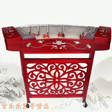 402扬琴乐器 红花梨木扬琴 初学 入门 五码十音 演奏杨琴厂家 仿红木贴雕402