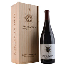 超市	澳洲进口红酒詹姆士船长西拉干红葡萄酒木盒750ml