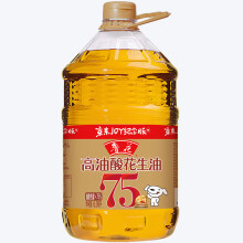 鲁花 食用油 5S压榨一级 高油酸花生油6.09L 油酸含量大于75%