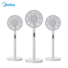美的（Midea）电风扇家用变频落地扇电扇轻音节能预约定时台式摇头风扇办公智能遥控台式落地扇 LDC30AR（16叶变频立体环绕风）