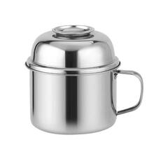 加厚不锈钢饭盒大号分格快餐杯学生泡面碗饭缸便当盒 加厚普通款 +筷+勺