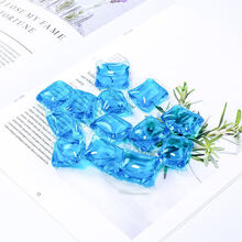 洗衣凝珠持久留香珠凝珠洗衣液芳香去污洗衣 蓝色优雅清香 60颗【】袋装