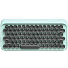 LOFREE 洛斐 DOT圆点蓝牙机械键盘 MAC办公笔记本无线手机键盘iPad青轴键盘 蓝色