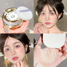 【第二件10元~】小奥丁冰雾散粉自然持妆控油保湿定妆粉蜜粉防水防汗遮瑕珠光哑光隐形毛孔不脱妆 04#自然珠光