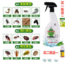 晗畅家用杀虫剂室内潮虫药除潮湿虫子房间卫生间灭蟑螂墙上床上小黑虫