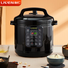 利仁（Liven）6L电压力锅家用多功能电压力煲自动风冷解压智能预约压力锅YLG-D606