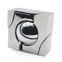 鲁班Puzzle锁蛇口逃生儿童玩具成人烧脑解闷马蹄扣魔锁全套装 魔球(6级)