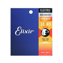 ELIXIR Nanoweb电吉他弦伊利克斯一套6根09-42 10-46覆膜琴弦套装 12102特薄覆膜+多重好礼