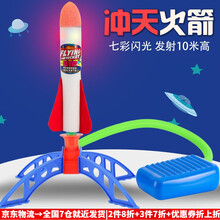 艾帛利（AIBOULLY） 脚踩踏吹气冲天火箭炮玩具发射儿童户外亲子运动公园广场飞天玩具 冲天火箭（大号版）+3火箭