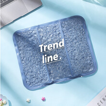 凝胶冰垫坐垫免注水夏季冰凉学生防褥疮冰枕头汽车水垫凉垫 清爽蓝--德国果冻凝胶