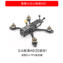 QAVS竞速遥控无人机5寸穿越机套装 四轴飞行器 DIY到手飞定制款 套餐七(DJI高清HD) johnny配件