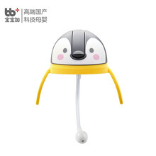 宝宝加企鹅吸管杯头（灰）可么多么 (COMOTOMO)奶瓶适配配件 6个月以上可用