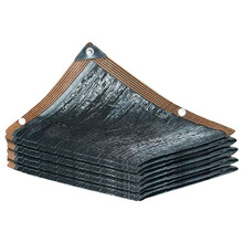 立高（LIGAO）黑色户外遮阳网庭院厂房大棚遮光网 汽车防晒遮阴网户外家用 包边打扣加密隔热网遮荫网可定制