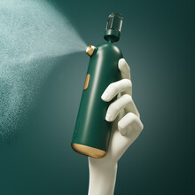 注氧仪手持家用清洁补水小型家用美容院高压美容仪注氧纳米喷雾仪苏的 魅小丫1代 贝尔