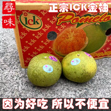 泰国金柚大果进口红心蜜柚泰柚新鲜柚子青柚水果礼盒 8颗装 单果约850g
