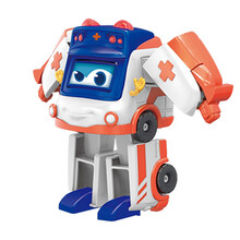 猪猪侠GG·BOND 百变校巴歌德消防车儿童变形汽车变脸机甲战士机器人情景玩具 六一儿童节礼物 变脸变形系列-【医生歌德】YS9001D