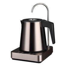 全自动mi上水壶电热烧水壶泡茶专用家用茶台器具保温一体套装电磁炉 1.2升黑金防烫款