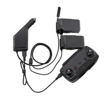 大疆air2s车载充电器MAVIC御AIR2S/AIR车载充电器电池管家车充USB电池配件用于DJI 御AIR专用：车充 (可同时充2块电池和遥控器) 御AIR / 御AIR2