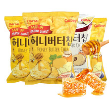 【张艺兴同款】韩国进口卡零食海太乐蜂蜜黄油薯片60g*6袋比土豆片网红休闲膨化零食小吃炒饭晚上充饥 三口味混装3袋