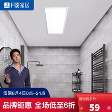 月影灯饰集成吊顶led灯厨房平板灯嵌入式厨卫灯天花面板灯吸顶灯 【全铝边框】白色丨24瓦丨白光丨60*30CM长灯