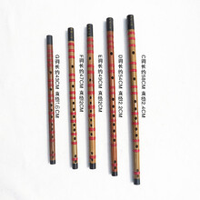 江南竹笛842学生笛C/D/E/F/G调一节扎线横笛  初学笛 道具笛子乐器 F调