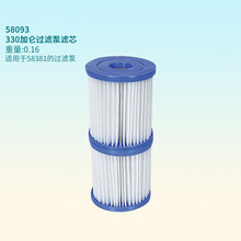 Bestway百适乐 大型水池配件过滤泵游泳池滤芯 58093过滤芯一套(2个)