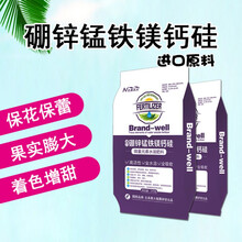 进口硼锌锰铁镁钙硅 微量元素叶面肥 冲施滴灌水溶肥辣椒番茄果树 1袋【1000g/袋】