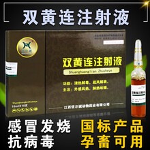 兽药双黄连注射用液猪药牛羊清热解毒兽用退烧药清肺针剂 买10送1