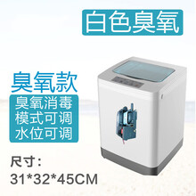 全自动袜子内裤洗衣机迷你小微型臭氧消毒洗脱一体小型洗衣机 标努 0.8kg白色带臭氧消毒全自动 白色带臭氧