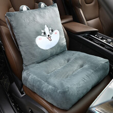 京溪堂  科目二垫高垫科三坐垫矮个子连体学车坐考试考驾照练车增高驾考椅子屁股靠加厚女 连体学车坐垫柴犬 50X50cm(加厚加大款)底部防滑