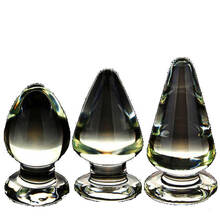 6厘米特大号肛塞玻璃肛塞通天塔坐地炮拉拉同志后庭扩肛肛荫双用性玩具用品 6061一个直径6CM