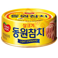 【六折起】东远韩国金枪鱼罐头100g即食海鲜油浸吞拿鱼罐头沙拉寿司食材 金枪鱼*1罐+韩国蟹棒*1袋+海苔碎*1罐+沙拉酱
