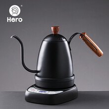 Hero电动手冲控温壶家用细口壶不锈钢手冲咖啡壶长嘴套装电咖啡壶手冲壶
