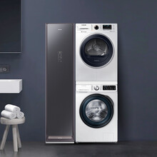 【品质保证】Samsung/三星 10+9kg家用除菌洗烘套+进口衣物护理机 洗烘护套装 白色+白色+曜岩黑