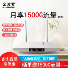 金波罗 4g路由器 随身wifi 无限流量 移动wifi 无线宽带免插卡路由器上网家用宿舍便携用网 小白4G路由器+试用流量【套餐】