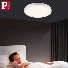 Paulmann P 柏曼led吸顶灯 房间卧室暖光灯温馨现代简约 Lunar Plus 3000K 雅光白 PCO200640