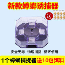 蟑螂诱捕器蟑螂药家用蟑螂屋物理驱抓灭除蟑螂捕捉神器全窝端 1个捕捉器(+10包诱饵) 升级款(双层)
