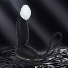 姬欲 按摩器后庭男用自慰器同志按摩棒sm私处锁精肛塞另类玩具情趣用品工具保密发货 按摩充电款【红外线按摩+震动+加温+无线遥控】