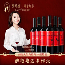 国际	
醉鹅娘 如饴火烈鸟酒红鸟珍藏梅洛干红葡萄酒 智利酒庄直供进口葡萄红酒 750ml  6瓶装【整箱装】