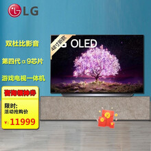 LG OLED48C1PCB 48英寸  OLED护眼 游戏电视 旗舰AI 旗舰升级款电竞显示设备