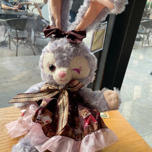 迪士尼Disney史黛拉兔星黛露公仔玩偶少女心超可爱兔子娃娃毛绒玩具生日礼物 眨眼棕色小熊星黛露 50cm