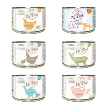 德国Dr.link林克医生猫主食猫罐低磷低敏幼猫有机无谷猫罐头200g*6罐 小牛肉鸡肉200g*6